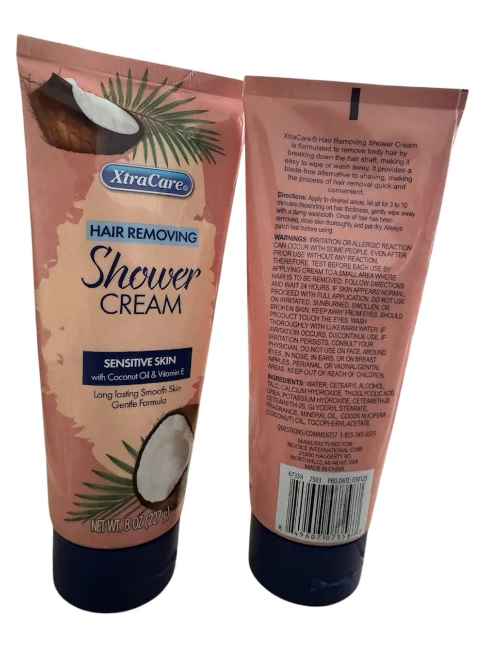 Pink Shower Cream Hair Removing Cream for Sensitive Skin